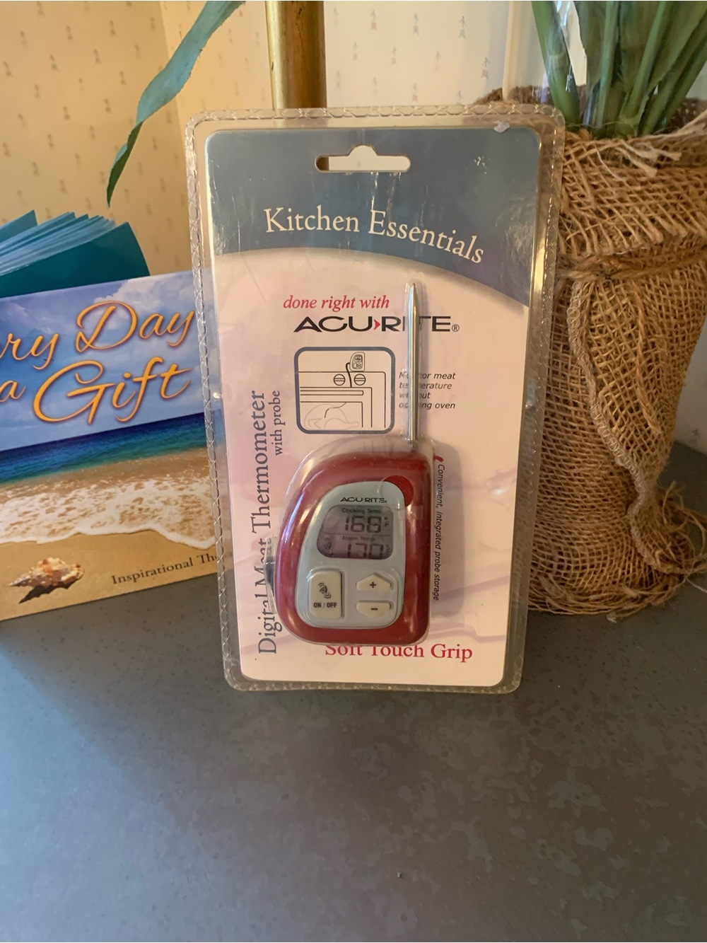 Kitchen Essentials, NEW IN PACKAGE, digital meat thermometer with probe.